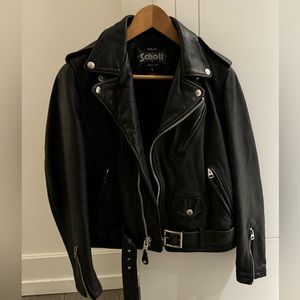 Schott NYC Women's Vintaged Cowhide Motorcycle Jacket